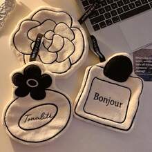 Toalla de mano suave y agradable para la piel, toalla para la cara colgante, paño de mano absorbente en de velocidad gruesa de doble capa para cocina y baño - frasco de perfume redondo - Ver 7