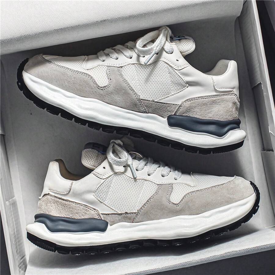 Men Casual Athletic Shoes - White - View 1