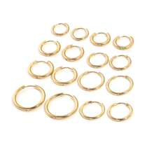 3 pièces/set de boucles d'oreilles créoles personnalisées, convenant pour le port quotidien