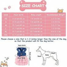 1 pieza Ropa linda para perrito, vestido de verano para perro, falda de encaje para gato, ropa para mascotas, falda a rayas para chihuahua, ropa de princesa para mascotas, vestido de encaje para mascotas, vestimenta para chihuahua, bichón y yorkshire, chaleco refrescante lindo para perro, adecuado para gatos y perros pequeños y medianos, vestido de encaje con arnés para mascotas