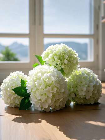 1/3/6 Stück künstlicher Hortensienstrauß - echt aussehende Seide Hortensienblumen für DIY Hochzeitssträuße, Brautjungfern Dekoration, Heim- & Büro-Arrangements (Wohnzimmer, Küche, Garten, Hotel), Muttertag, Geburtstag & Valentinstag Geschenkideen, Raumdekoration, Heimdekoration, Herbstdekoration, Schlafzimmerdekoration, Halloween Dekoration, Hochzeitsdekoration.