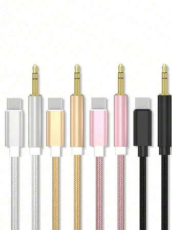 3.5 毫米立体声辅助线，用于汽车立体声/扬声器/耳机的辅助音频适配器线，兼容 15 Pro Max/15 Pro/15 Plus/15、S25/S24/S23/S22/S21/S20 Ultra Plus 汽车音响