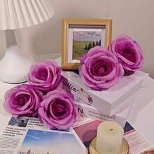 10 件/包 10 厘米人造玫瑰花头，假玫瑰婚礼装饰，婚礼仪式，婚车，酒店背景，花墙，拱门批发 - 彩色 - 查看 17