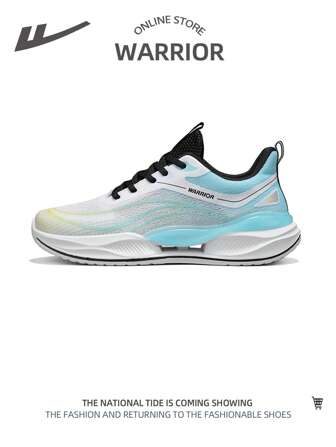 WARRIOR 1 Pair Men's Mesh Lace Up Sporty Fashion Outdoor Running Shoes