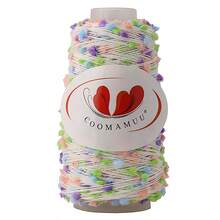 1 pièce Fil de cachemire multicolore de 50g/boule. Fil à tricoter à la main, fil de laine à crocheter pour faire des écharpes et des chapeaux faits main en DIY - Multicolore - Voir 15