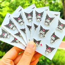 Sanrio 1pc 36PCS Characters Mosquito Repellent Stickers Set (7 Styles) - Cute Hello Kitty Kuromi Aesthetic Patches For Summer Festivals, Christmas Halloween Party Supplies, Outdoor Music Events, Travel Gear & Tech Accessories - Natural Citronella Anti-Bug Decals