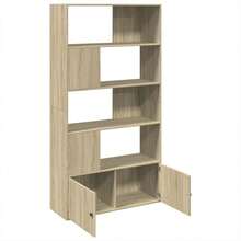 vidaXL Bücherregal Sonoma-Eiche 100x36x189 cm Holzwerkstoff - Braun - Übersicht 5