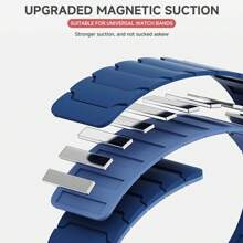 20mm 22mm Magnetic Strap Compatible With Huawei Watch GT5 GT4 5Pro 3 46mm Silicone Band Compatible With Samsung Galaxy 7 6 5 4 40mm 44mm Sport Bracelet
