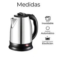 2l Tetera Cafetera Jarras EléctricaPlateada Inoxidable 110v Color Plateado - Tipo de Enchufe B USA (110-127V) - Ver 3