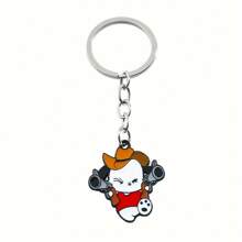 Sanrio 1 peça Sanrio Jewelry 1 peça chaveiro com pingente de liga de PVC fofo e engraçado da Hello Kitty Cat, pingente de desenho animado fofo, adequado como presente para amigos, chaveiro, mochila de presente de formatura para escola