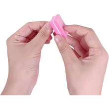 Nail Buffers (100 Pack), Mini Buffer Block Nail File For Acrylic And Natural Nails, 100/180 Grit Nail Buffer Block Bulk Buffing Blocks For Nail Buff Professional Manicure File Blocks Set Hot Pink - 100 Pcs Mini Hot Pink/White - View 6