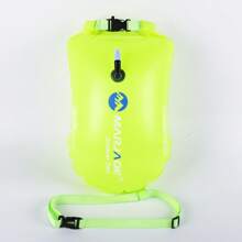 Bolsa Flutuante Impermeável para Armazenamento Externo, Alta Capacidade Fácil de Inflar, Separação Seca e Úmida em PVC Grosso, Boia de Natação, Essenciais de Praia, Acessórios de Praia, Flutuador de Piscina
