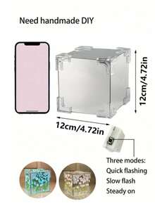 1 件 20 件手工郁金香花 3D 花灯，创意迷你夜灯，优雅的办公桌装饰，适合客厅、婚礼、情人节的贴心礼物