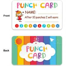 50pcs Creative Children Behavior Incentive Reward Small Cards (50pcs/Set),Back To School,School Supplies