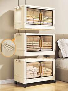 1 Stück 38cm breiter Aufbewahrungsschrank, kleine faltbare Aufbewahrungsbox, Küchen- und Essgeschirr-Schrank, Küchenregal, Spielzeug-Schrank für Wohnzimmer, Organizer für schmale Räume, Schubladenschrank für die Küche, Weihnachtsgeschenk, Aufbewahrungsbox, Unterbett-Aufbewahrung