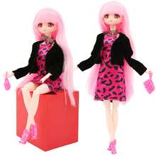 30 厘米/11.81 英寸美丽炫酷的动漫风格娃娃，关节灵活，堪称完美的收藏卡哇伊蛋糕装饰，适合万圣节、圣诞节和所有节日场合