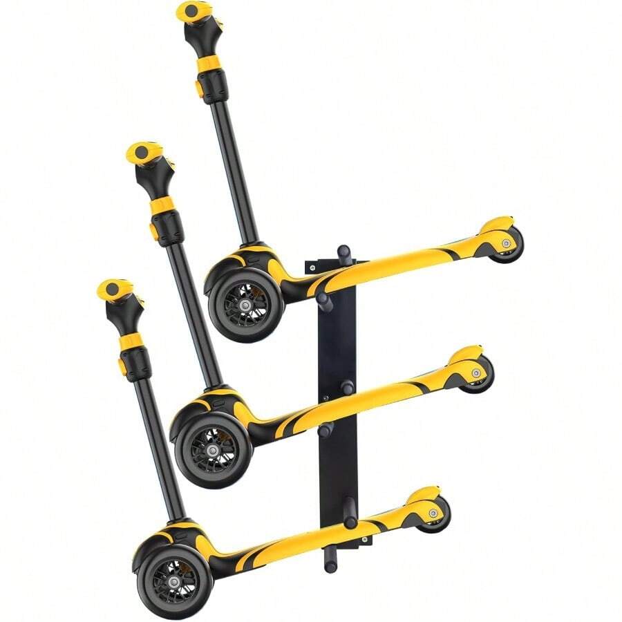 Scooter Stand For Multiple Scooters Holder For 10 Kid Scooters Garage Scooter Storage Rack For Bike - Black - View 1