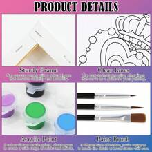 Date Night Painting Kit For Couples Sip And Paint Night Kit For Adults Pre Drawn Canvas To Paint For Adult Pre Stretched Canvas Lover's Lock And Key Art Set Christmas Valentine's Day
