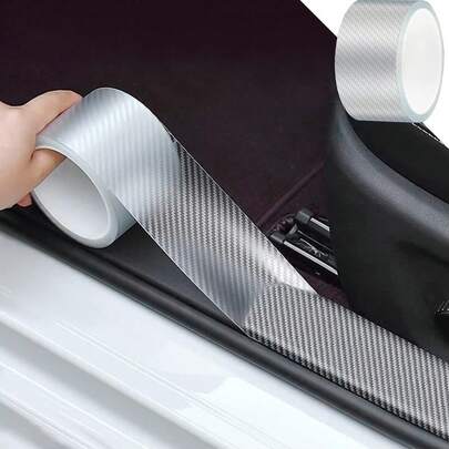 3M Door Door Door Protector Film - Clear, Scratch Resistant PET Film, Easy To Apply To Enhance Vehicle Protection, Carbon Fiber Auto Accessories, Scratch Resistant Door Edge Protector For Car Protection And Decorating Car Bumpers