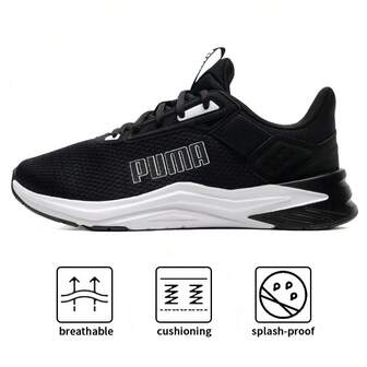 Puma Zapatillas de running con amortiguación de impactos y transpirables FTR Wave, calzado para gimnasio, entrenamiento y fitness para hombres y mujeres, modelo 311095-01