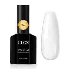 GLOZ 15ML Gel Polish Gel No Wipe Base Coat, For Gel Nail Polish Soak Off LED Nail Lamp Gel Base Coat Upgraded Formula Long-Lasting DIY Home And Nail Salon