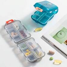 Medicine Box Portable, Three Meals A Day, Portable Medicine Packing Box, Medicine Reminder Box Seven Days A Week, Large-Capacity Medicine Dispenser