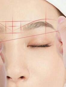 1支预着色眉笔，白色/黑色/粉色/红色眉毛定位笔，赠品，旅行装，平价好物，旅行必备 - 白色 - 查看 3