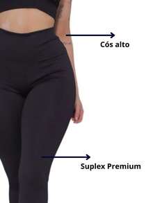 Kit 4 Suplex Women's Leggings - 黑與白 - 查看 2