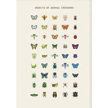 1pc Butterflies Insects Stardew Valley Seeds Foraged Gems Minerals Poster Print Wall Art Pictures Canvas Painting Room Home Decor Optional Frame - Multicolor - View 23