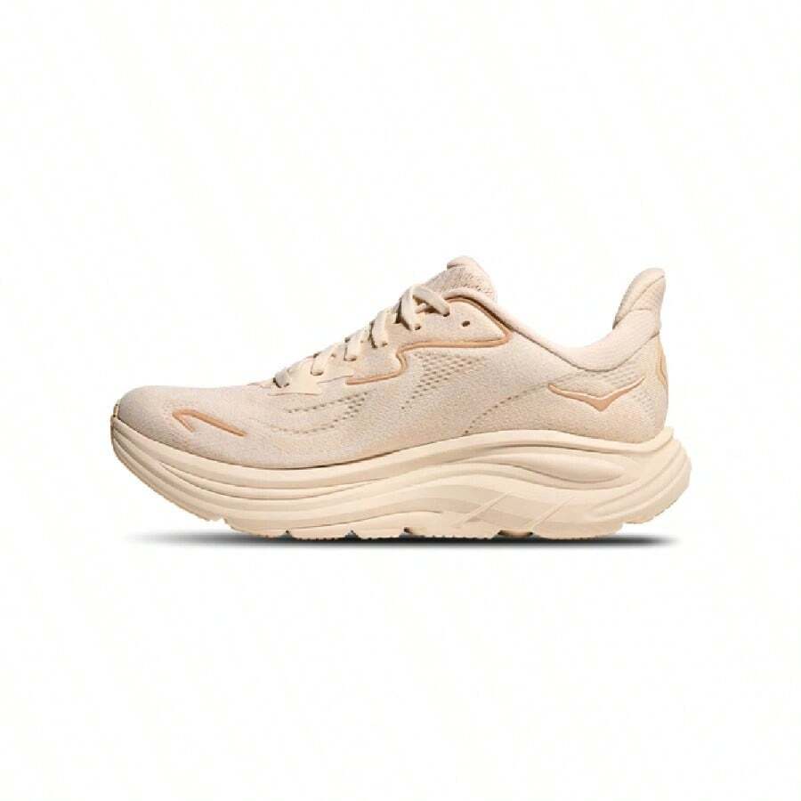 HOKA Clifton 10 Women Casual Athletic Shoes - Vanilla/Birch - 查看 1