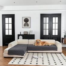 2 piezas Funda para sofá en forma de L, Protector de sofá para mascotas, Funda de sofá antideslizante y duradera, Apta para sofá en forma de L izquierdo/derecho, Lavable a máquina