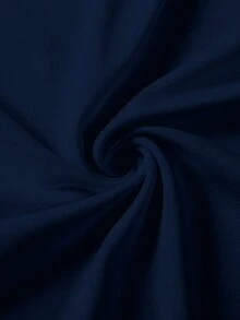 Camisa tipo polo de manga corta casual con logo bordado para hombres, para verano - Azul Marino - Ver 5