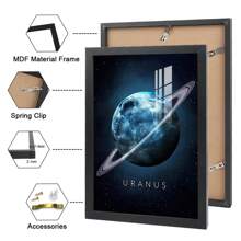 HALFLEMART 1 pieza Póster de lienzo con galaxia espacial, para decoración de sala de estar y dormitorio