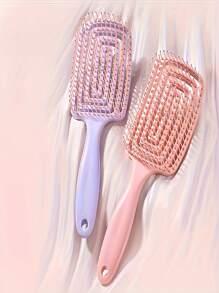 1pc/2 Pieces! Large Curved Paddle Comb Set – 2-In-1 Design! The Arched Comb Body Conforms To The Head Shape, Effortlessly Detangling Knotted Hair. Dense Paddle Teeth Grip Hair Securely, Creating A Voluminous High Crown With Ease. Perfect For Daily Combing Care And Salon-Grade Styling, This Comb Achieves Both Smoothness And Lift In One Tool, Doubling Your Hair Styling Efficiency!,Brush,Hair Brushes,Edge Brush,Brush Hair,Hair Comb,Comb Hair,Detangling Brush,Ball Brush,Mini Hair Brush,Hair Brush Set,Wooden Comb, Comb, Slick Back Brush, Hairbrush, Edge Brush, Brush Hair, Hair Comb, Hair Brush Set, Comb Hair, Mini Hair Brush, Detangling Brush,Hair Products, Hair Tools, Hair Stuff, Hair Care, Curly Hair Brush, Barber, Barber Accessories, Hairdressing Equipment,Travel Essentials,Hairstyle,Hairdressing
