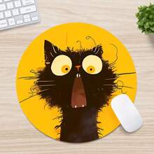Mouse Pad Pequeno e Fofo com Base de Borracha Antiderrapante, Tapete de Mouse Engraçado Adequado para Mouse de Computador Sem Fio, Escrivaninha, Laptop, Escritório, Decoração Doméstica, Presente de Suprimentos de Escritório Adorável para Mulheres e Meninas
