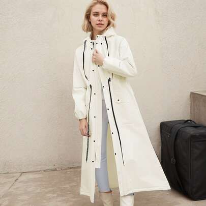 1件装时尚透气成人防水长款雨衣，户外徒步钓鱼加厚抽绳修身雨衣，防水防雨轻便连帽雨衣，夏季降温，海滩，旅行保暖，闺蜜节，送给小狗，嘉年华，派对装饰，春夏精选，伴娘礼物，房间，卧室装饰，海滩，旅行，男士，女士，度假，可爱小物，母亲节礼物，卧室装饰，花园，厨房装饰，夏季，海滩，旅行必备，房间装饰，软萌，毕业季，户外，花园，旅行必备，便携必备，海滩必备，毕业季，毕业典礼，毕业典礼，毕业礼物，毕业礼物，毕业礼物，毕业礼物，祝贺毕业，祝贺毕业，优秀毕业生，毕业典礼，毕业派对，户外必备用品、旅行便携用品、徒步旅行必备用品、露营必备用品、便携工具、夏季必备用品、夏季便携用品