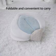 31.5in*31.5in Baby Lotus Shape Bath Seat, Suitable For 0-6 Months Newborns And Infants, Washable Bath Mat/Activity Pad, Foldable And Portable, Gift For Newborn Boy Or Girl - Multicolor - View 6