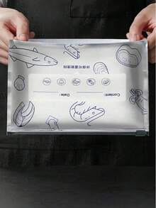 20个铝箔可重复密封食品保鲜袋，可重复使用，适用于冰箱和冷冻室；10个抗菌铝箔食品保鲜袋，拉链封口，可重复使用，适用于冰箱和冷冻室