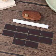 Tempat Label Harga Meja Kayu dengan 10 Lembar Kertas Label Harga dan 1 Pulpen, Stand Display Harga Mini Serbaguna - MultiWarna - View 8