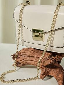经典简约迷你方形链条包，圣诞节冬季礼物