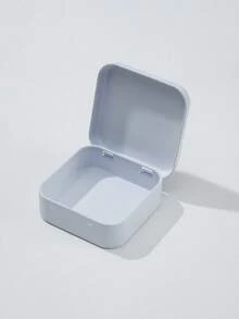 علبة معدنية معتقة قديمة قطعة واحدة، صندوق حلوى النعناع المحمول الصغير المفصلي، حاوية معدنية محمولة للسفر والتنظيم والتخزين المنزلي، غطاء قابل للقلب بسهولة، هدية رائعة - متعدد الألوان - مشاهدة 10