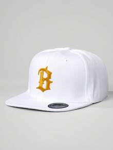 1pc Adjustable Embroidered Flat Brim Baseball Cap, Outdoor Sun Protection Casual Hat Suitable For Spring, Autumn, Travel, Beach, Men, Y2K Style,Festival,Holiday - Flat Brim Baseball Cap - View 18