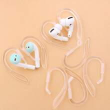 4 à 6 pièces Ensemble anti-dérapant pour crochets d'oreille ajustables en silicone, design ergonomique avec ailettes. Accessoires pour écouteurs de sport