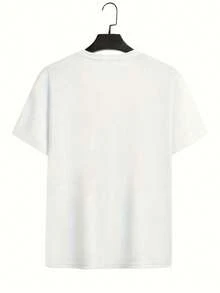 Women's Paris Eiffel Tower & Balloon Graphic T-Shirt - Romantic French Design, Loose Fit Short Sleeve Round Neck Casual Top, Breathable Spring Summer Outdoor Tee, Casual Attire, Allseason WearClassic Fashion T-Shirt ZYMCN TRADING LIMITED - White - View 2