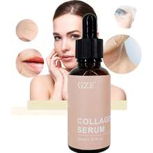 GZE 1 液盎司/30 毫升超保湿胶原蛋白精华 - 紧致保湿，男女适用，抗衰老抗皱护肤 - 粉色 - 查看 4