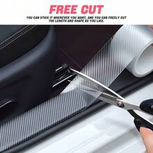 3M Door Door Door Protector Film - Clear, Scratch Resistant PET Film, Easy To Apply To Enhance Vehicle Protection, Carbon Fiber Auto Accessories, Scratch Resistant Door Edge Protector For Car Protection And Decorating Car Bumpers - White - View 7