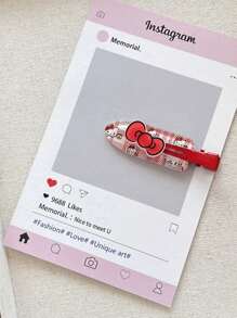 Sanrio Hello Kitty Cartoon Seamless Hairpins. These Are Sweet And Lovely Hairpins For Stray Hairs And Bangs On The Sides. They Are Portable, Versatile, And Suitable For Daily Use As Hair Accessories. They Are Small In Size And Won't Damage The Hair, Making Them Suitable For All Hair Types.,Hair Accessories,Hair Accessories Women, Hair Accessory, Hair Accessories, Hair Tools, Curly Hair Accessories, Women,Hair Stuff,Fall,Hair Accessories,Hair Tools,Hair Stuff,Stuff,Beauty Accessories,Gifts,Travel,Gifts For Women,Hair Stuff,Stocking Stuffers