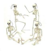 Esqueleto Corpo Humano 40 Cm Caveira  Festa e Decoração Halloween - Bege - Visão 3