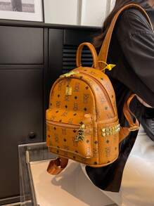 2025 New Bear Design Backpack, Fashion Versatile Commuter Bag, Large Capacity Bookbag For College Students
