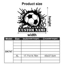 1pc Custom Name Soccer Player Wall Decal, Personalized Boy Name, Football Wall Stickers, Custom Boy Name Soccer Player, Personalized Soccer Decal-Ornaments,Home Decor,Wall Decor,Room Decor,Living Room Decor,Bedroom Decor,Bathroom Decor,Kitchen Decor,House Decor,Personalised Gifts,Graphic Print - Multicolor - View 45